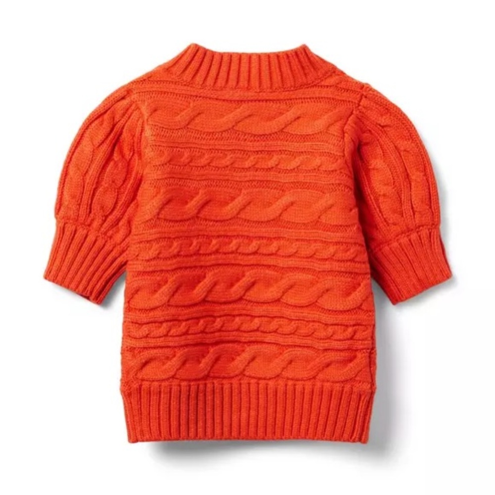 Janie and Jack  Cable Knit Turtleneck 
Girl size 6/12 Months - Picture 2 of 9